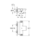 Термостат для ванны GROHE Grohtherm 2000, хром (34464001)
