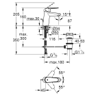 Готовый комплект для ванной комнаты GROHE Tempesta (NB0016)