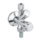 Вентиль угловой GROHE комбинированный 1/2″-3/8″ для подключения смесителей, хром (41073000)