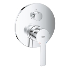 Внешняя часть смесителя для ванны GROHE Lineare с переключателем на 3 положения, хром (24095001)