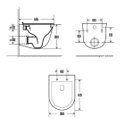 Комплект инсталляции GROHE Rapid SL NW0145/S с унитазом AQUAme AQM2005 и сиденьем с микролифтом (NW0276)