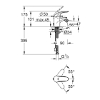 Смеситель для биде GROHE Euroeco, S-size, хром (32882000)