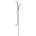 Комплект смесителей GROHE Eurosmart Cosmopolitan для раковины, ванны с душевым гарнитуром и полкой, хром (1000179)