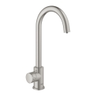 Кран для кухонной мойки GROHE Blue Home Mono с системой фильтрации, охлаждения и газирования воды, Wi-Fi, суперсталь (31498DC1)