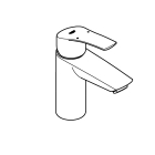 Смеситель для раковины GROHE Eurosmart, S-size, хром (24192003)
