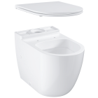 Унитаз напольный GROHE Bau Ceramic с сиденьем с микролифтом (NW0093)