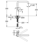 Смеситель для кухни GROHE Essence, хром (30269000)