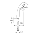 Душевой набор GROHE Tempesta New III, хром (27849001)