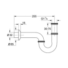 Набор для ванной: раковина, смеситель StartFlow и сифон, GROHE Bau Ceramic (39472000)