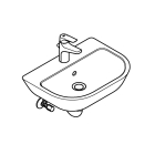 Набор для ванной: раковина, смеситель StartFlow и сифон, GROHE Bau Ceramic (39472000)