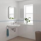 Набор для ванной: раковина, смеситель StartFlow и сифон, GROHE Bau Ceramic (39472000)