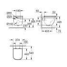 Унитаз GROHE Euro Ceramic подвесной с сиденьем с микролифтом, альпин-белый (39703000)