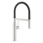 Смеситель для кухни GROHE Essence c профессиональным изливом, суперсталь (30503DC0)