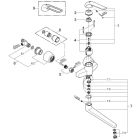 Смеситель для раковины GROHE Euroeco Special, хром (32775000)