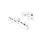 Смеситель для душа GROHE Eurosmart, хром (33555002)