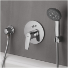 Ручной душ GROHE Vitalio Start 100, 3 режима, хром/черный (26031000)