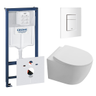 Комплект инсталляции GROHE Rapid SL 38772SH0 с унитазом Aquatek СИРИУС AQ1582T-00 и сиденьем с микролифтом (NW0331)