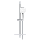 Душевой гарнитур GROHE Tempesta Cube 110 с мыльницей, 3 режима струи, душевая штанга 600 мм, 7,4 л/мин, хром (27576003)