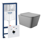Комплект инсталляции GROHE Rapid SL 38775001 с унитазом Aqueduto MACIO MAC0130 и сиденьем с микролифтом (NW0238)