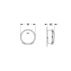 Наливной, сливной и переливной гарнитур GROHE Talentofill, холодный рассвет глянцевый (19952GL0)