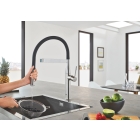 Смеситель для кухни GROHE Essence c профессиональным изливом, суперсталь (30503DC0)