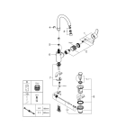 Смеситель для раковины GROHE Eurostyle Cosmopolitan, L-size, хром (23043003)
