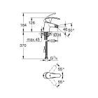 Смеситель для биде GROHE Eurosmart, S-size, хром (32927002)
