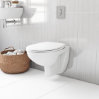 Унитаз GROHE Bau Ceramic подвесной ободковый с сиденьем без микролифта, альпин-белый (39497000)