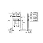 Система инсталляции для раковины GROHE Rapid SL (38541000)