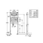 Система инсталляции для литой раковины и смесителя GROHE Rapid SL (38544000)