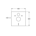 Комплект инсталляции GROHE 38772SH0 с унитазом AQUAme AQM2002 и сиденьем с микролифтом (NW0177)
