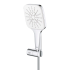Душевой набор GROHE Rainshower SmartActive 130 Cube, 3 режима, 1500 мм, 9,5 л/мин, белая луна (26588LS0)