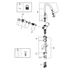 Смеситель для раковины GROHE Costa S, хром (21338001)