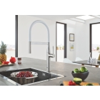 Смеситель для кухни GROHE Essence c профессиональным изливом, суперсталь (30503DC0)