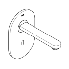 Внешняя часть крана для раковины GROHE Eurosmart Cosmopolitan E инфракрасный, без функции смешивания, питание от сети 230V, нержавеющая сталь (36335SD0)