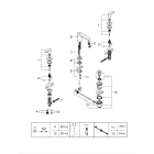 Смеситель для раковины GROHE Eurostyle Cosmopolitan на 3 отверстия, S-size, хром (20208002)