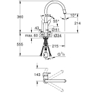 Смеситель для кухни GROHE Eurostyle Cosmopolitan, хром (31126004)