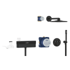 Душевая система GROHE SmartControl Purefoam с термостатом для душа, фантомный черный (105812KF00)