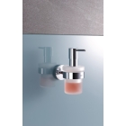 Дозатор жидкого мыла GROHE Essentials с держателем, хром (40448001)