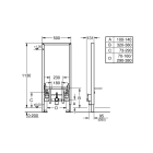 Система инсталляции для биде, GROHE Rapid SL, (38553001)