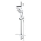 Душевой гарнитур GROHE Rainshower SmartActive 130 Cube, 3 вида струй, хром (26583000)