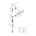 Смеситель для раковины GROHE Eurosmart, L-size, хром (23743003)