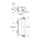 Термостат для душа GROHE Grohtherm 2000, хром (34469001)