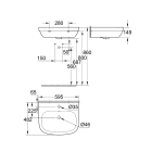 Раковина GROHE Euro Ceramic 60 см, альпин-белый (39335000)