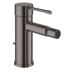 Смеситель для биде GROHE Essence с донным клапаном, темный графит глянцевый (24178A01)