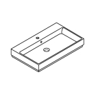 Раковина накладная GROHE Cube Ceramic 80 см, альпин-белый (3947600H)