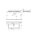 Раковина накладная GROHE Cube Ceramic 60 см, альпин-белый (3947700H)