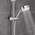 Душевой гарнитур GROHE Tempesta Cosmopolitan 100 с мыльницей, 3 режима струи, душевая штанга 600 мм, 9,5 л/мин, хром (27929002)