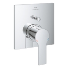 Внешняя часть смесителя для ванны GROHE Allure скрытого монтажа на 2 потребителя, квадратная, хром (19315001)