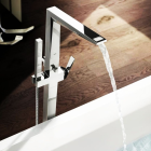 Внешняя часть смесителя для ванны GROHE Allure Brilliant напольного монтажа, хром (23119001)